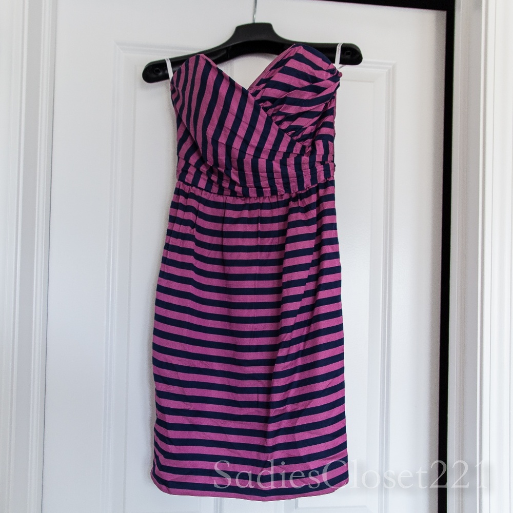 Anthropologie Strapless Cocktail Party Dress